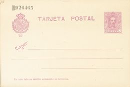 (*)EP57. 1925. 15 Cts Violeta Sobre Tarjeta Entero Postal. MAGNIFICA. Edifil 2019: 78 Euros - Altri & Non Classificati