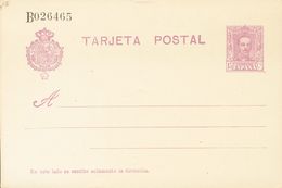 (*)EP57. 1925. 15 Cts Violeta Sobre Tarjeta Entero Postal. MAGNIFICA. Edifil 2019: 78 Euros - Autres & Non Classés