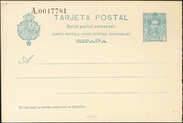 (*)EP59. 1925. 25 Cts Azul Sobre Tarjeta Entero Postal. MAGNIFICA. Edifil 2019: 72 Euros - Otros & Sin Clasificación