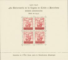 **51/52. 1943. Hojas Bloque. MAGNIFICAS. Edifil 2020: 70 Euros - Other & Unclassified