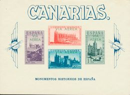 (*)64. 1939. Hoja Bloque (conservación Habitual). BONITA Y RARISIMA. Cert. CEM. Edifil 2020: 4.500 Euros - Altri & Non Classificati