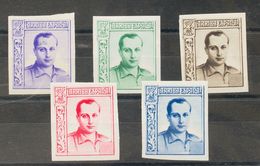 **/*NE14/18efs. 1937. Serie Completa (el Valor Violeta Con Adherencias). Variedad VALOR OMITIDO (sin Dentar). MAGNIFICA  - Autres & Non Classés