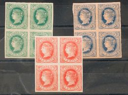 **/*10/12(4). 1864. Serie Completa, Bloque De Cuatro. MAGNIFICA. Edifil 2020: +164 Euros - Autres & Non Classés