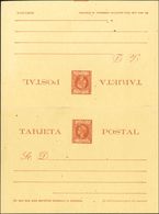 (*)EP31/38. 1898. Juego Completo De Ocho Tarjetas Entero Postales, Incluyendo Las De Ida Y Vuelta. MAGNIFICO. Edifil 202 - Autres & Non Classés