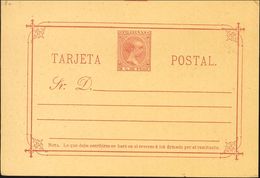 (*)EP8/9. 1894. 2 Ctvos Carmín Y 3 Ctvos Azul, Sobre Tarjetas Entero Postales. MAGNIFICAS. Edifil 2020: 84 Euros - Other & Unclassified