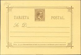 (*)EP10/11. 1896. 2 Ctvos Azul Y 3 Ctvos Castaño Sobre Tarjetas Entero Postales. MAGNIFICAS. Edifil 2020: 117 Euros - Autres & Non Classés