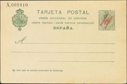 (*)EP9. 1915. 5 Cts Verde Sobre Tarjeta Entero Postal. MAGNIFICA. Edifil 2019: 162 Euros - Autres & Non Classés