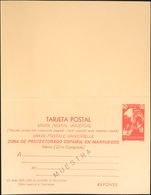 (*)EP20/23M. 1933. Juego Completo De Cuatro Tarjetas Entero Postales (incluyendo Las De Ida Y Vuelta). Sobrecarga MUESTR - Sonstige & Ohne Zuordnung