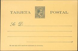 (*)EP5/6. 1894. 2 Ctvos Azul Y 3 Ctvos Rojo, Sobre Tarjetas Entero Postales. MAGNIFICA. Edifil 2020: 46 Euros - Otros & Sin Clasificación