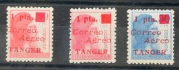 *NE13/15hcc. 1940. 1 Pts Sobre 40 Cts, 1 Pts Sobre 45 Cts Y 1 Pts Sobre 50 Cts NO EMITIDOS. Variedad CAMBIOS DE COLOR EN - Otros & Sin Clasificación