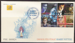 2008 Albanien  Mi. 3280-3  FDC     " Harry Potter " - Albania