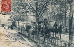 N74 - 75 - PARIS - Porte Maillot - Les Tramways Miniatures Du Jardin D'Acclimatation - Trasporto Pubblico Stradale