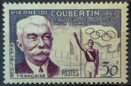FRANCE 1956 - MNH - YT 1088 - 30F - Coubertin - Unused Stamps