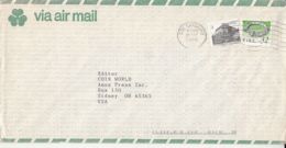 7401FM- ARCHITECTURE, ANCIENT BRACELET, STAMPS ON COVER, 1990, IRELAND - Covers & Documents