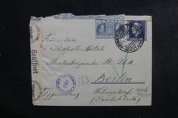 GRECE - Entier Postal De Athènes ( Hôtel Impérial ) Pour Berlin En 1941 Avec Contrôle Postal - L 46308 - Interi Postali