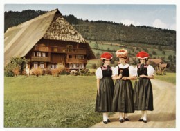 Schwarzwälder Trachtenmädchen - Vogtsbauernhof Im Gutachtal Im Schwarzwald - 1959 - Gutach (Schwarzwaldbahn)