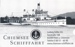 BRD Prien Am Chiemsee 2019 Chiemseeschifffahrt Historischer Dampfer Parkentgelt - Europe