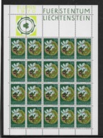 Liechtenstein N°475 - Feuillet De 20 Exemplaires - Neuf ** Sans Charnière - Superbe - Unused Stamps