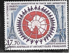 TIMBRE OBLITERE DES TAAF DE 1989 N° YVERT PA 109 - Usati