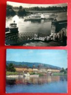 2 X AK Schloss Pillnitz - Dresden - Weiße Flotte - Elbe - Raddampfer - 1965 1968 - Pillnitz