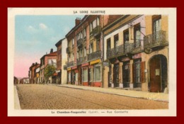 Le Chambon Feugerolles * Rue Gambetta     ( Scan Recto Et Verso ) - Le Chambon Feugerolles