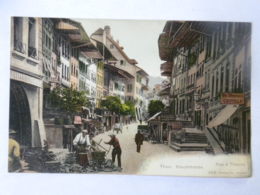 CPA SUISSE - Thun, Hauptstrasse - Rue à Thoune - Thun