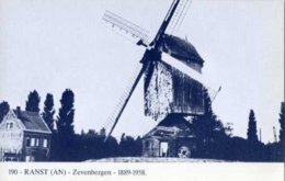 RANST (Antwerpen) - Molen/moulin - Blauwe Prentkaart Ons Molenheem Van De Verdwenen Standaardmolen - Ranst