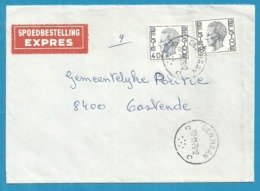 1647+1876 Op Brief Per EXPRES Met Stempel DEN HAAN - 1970-1980 Elström