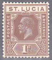 ST LUCIA   SCOTT NO. 78    MNH    YEAR  1921 - St.Lucia (...-1978)