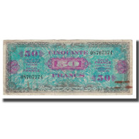 France, 50 Francs, 1944, TB+, Fayette:VF19.01, KM:117a - 1944 Bandiera/Francia