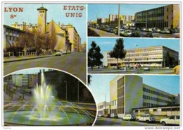 Carte Postale 69 - Lyon - Les Etats-Unis GS Citroën   4L Renault - Lyon 8