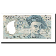 France, 50 Francs, 1976-1992, 1992, NEUF, Fayette:67.18, KM:152f - 50 F 1976-1992 ''Quentin De La Tour''