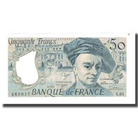 France, 50 Francs, 1976-1992, 1990, SPL+, Fayette:67.16, KM:152e - 50 F 1976-1992 ''quentin De La Tour''