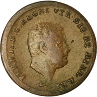 Monnaie, États Italiens, NAPLES, Ferdinando II, Tornese, 1858, TTB, Cuivre - Napoli & Sicilia