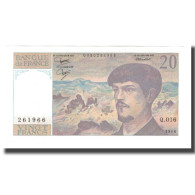 France, 20 Francs, 1980-1997, 1986, NEUF, Fayette:66.07, KM:151a - 20 F 1980-1997 ''Debussy''
