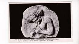 Musée Guimet Paris Génie à La Double Flûte Art Gréco-bouddhique (fouilles Hadda Afghanistan III Et IV S.n°43 TBE - Sculptures