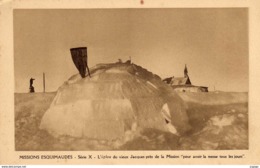 CANADA NUNAVUT MISSIONS ESQUIMAUDES  L'iglou Du Vieux Jacques Près De La Mission. - Nunavut