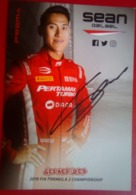 Prema Sean Gelael - Autographes