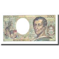 France, 200 Francs, 1994, SUP+, Fayette:70/2.1, KM:155f - 200 F 1981-1994 ''Montesquieu''