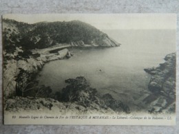 NOUVELLE LIGNE DE CHEMIN DE FER DE L' ESTAQUE A MIRAMAS   MARSEILLE  LE LITTORAL   CALANQUE DE LA REDONNE - L'Estaque