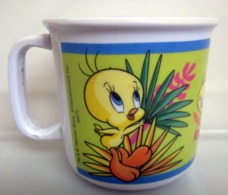 TWEETY TITTI WARNER BROS TAZZA PLASTIC VINTAGE GALBI - GALBANI - Cups