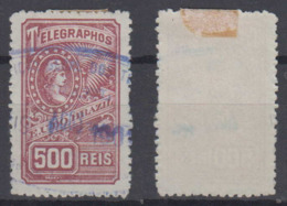 Brazil Brasil Telegrafo Telegraph 1899 500R Used - Telégrafo