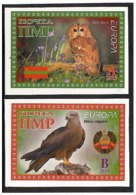 Moldova / PMR Transnistria  . EUROPA 2019. National Birds. (Arms,Flag) . Imperf. 2v:A,B - Moldavië