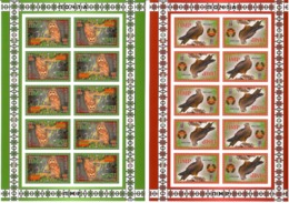 Moldova / PMR Transnistria  . EUROPA 2019. National Birds. (Arms,Flag) . Imperf. 2 M/S Of 10 - Moldavie