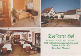 AK Hobbach Spessart Pension Cafe Restaurant Spessarter Hof A Eschau Dammbach Heimbuchenthal Eichelsbach Rück Hausen - Miltenberg A. Main