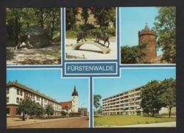Allemagne - Fürstenwalde - Rauenscher Stein, Tierplastik, Bullenturm, Mühlenstrabe, Wladislaw-Wolkow-Strabe - Fürstenwalde