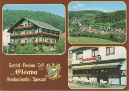 AK Heimbuchenthal Spessart Gasthof Pension Cafe Elsava A Dammbach Hobbach Volkersbrunn Mespelbrunn Roßbach Leidersbach - Miltenberg A. Main