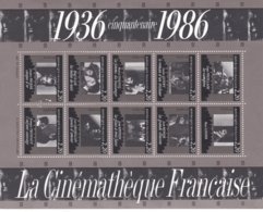Feuillet Neuf **cinquantenaire De La Cinémathèque Française - Ungebraucht