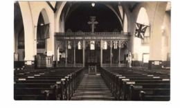 CALGARY, Alberta, Canada, Interior Of Church Of The Redeemer, Old RPPC, Rev. Trickett, 1924 - Calgary