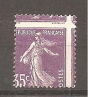 35 C Semeuse     Piquage à Cheval - 1906-38 Semeuse Camée